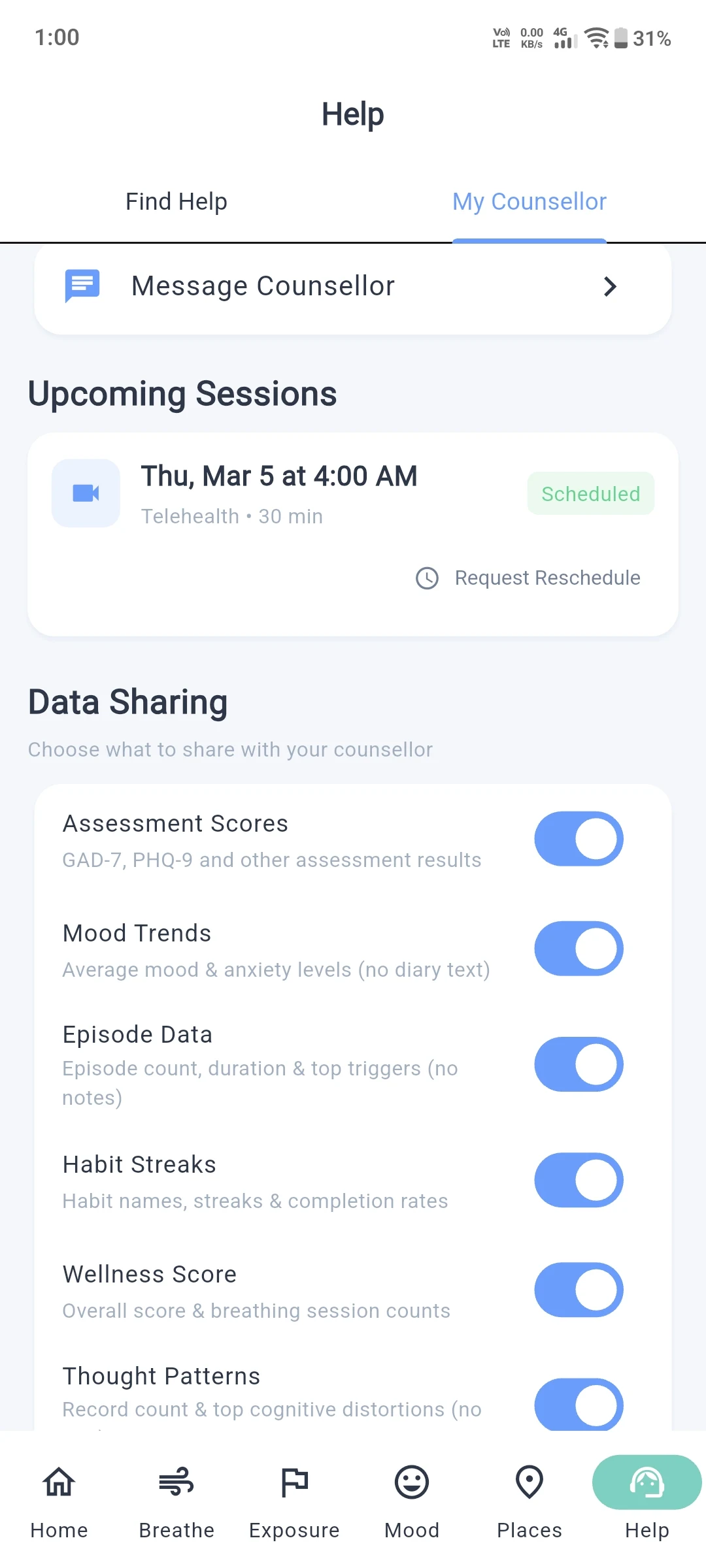 Anxieaze: Calm Anxiety & Panic screenshot