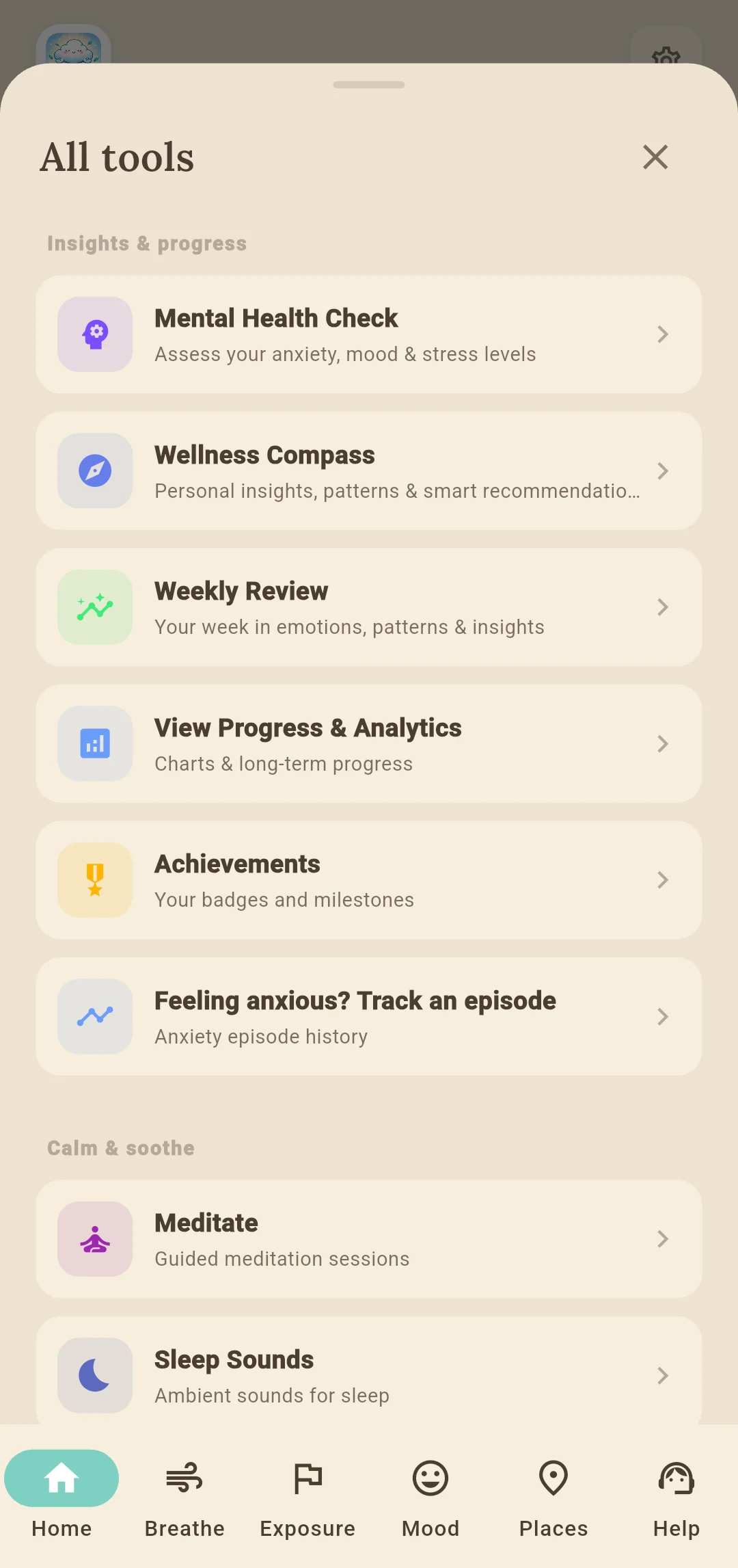 Anxieaze: Calm Anxiety & Panic screenshot